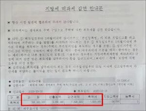 생애최초 취득세 감면 안내문